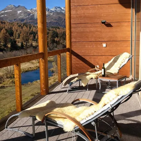 Apartamento Penthouse Duplex With Sauna & Mountain Views Pontresina